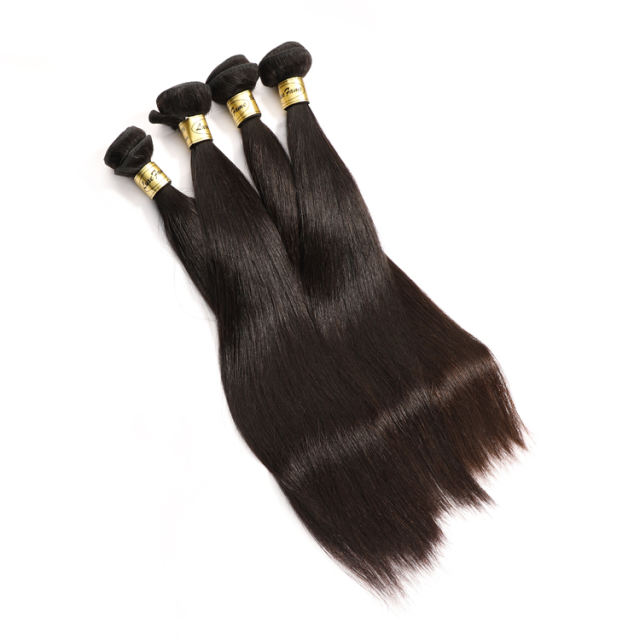 Luxefame Straight Hair Extension For Black Woman,invisible Hand Sewn Weft Hair