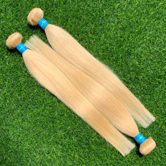 Luxefame Blonde 613 Color 40 Inch Long Brazilian Straight Hair Bundle Human Hair Virgin Brazilian Hair Weave