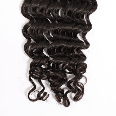 Luxefame Lace Closure 4x4 Illusion Lace Closure Loose Wave ,Invisible Lace Raw Unprocessed Hd Closure