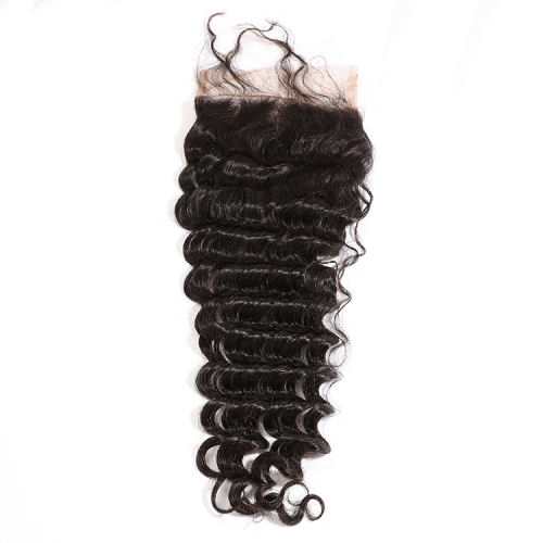 Luxefame Brazilian Deep Wave 5x5 Hd Lace Closures,Free Part 10a  Human Hair Closure