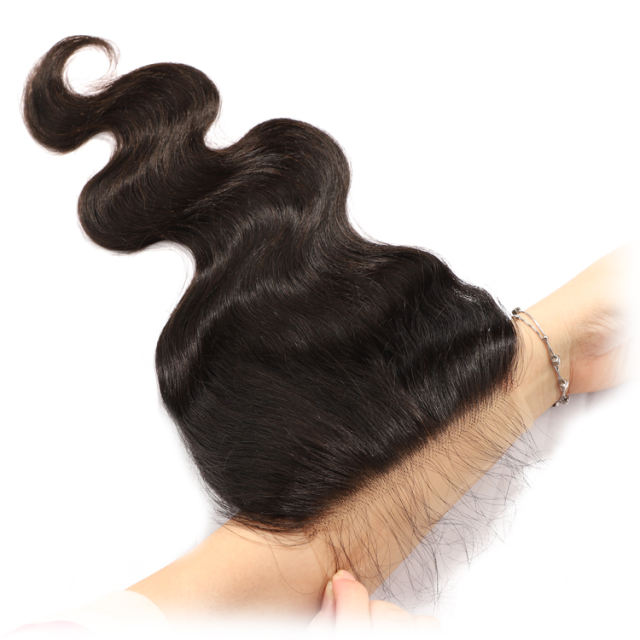 Lace Closure.U Part 5x5 Swiss Lace Closure,Free Part 10a Straight Human Hair Closure