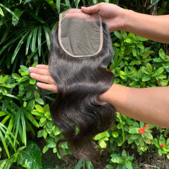 Lace Closure.U Part 5x5 Swiss Lace Closure,Free Part 10a Straight Human Hair Closure