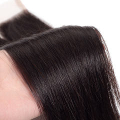 Luxefame Invisible Lace Raw Unprocessed Hd Closure,4x4 Illusion Straight Lace Closure