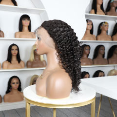 Pineapple Curls 360 Lace Frontal Wig With Baby Hair Grade 12A Human Hair Lace Front Wigs Bleached Knots Full Lace Wigs