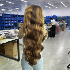 Luxefame Hair P4/27 Pre Plucked Highlight Wigs For Black Women Bodywave Lace Frontal Wig