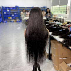 Factory Wholesale Straight Hd Lace Front Human Hair Wig,13x4 Pre Plucked Hd Lace Frontal Wig,Best Virgin Hair Lace Wig Vendors