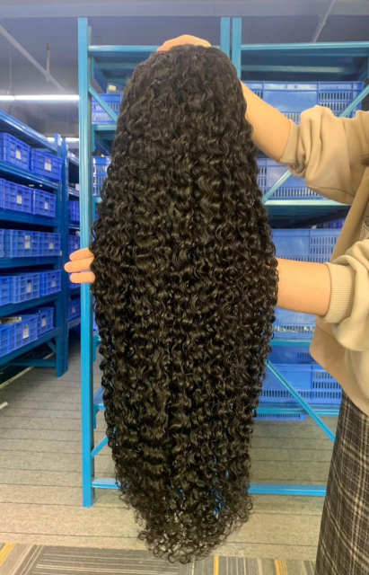 24 inch curly frontal lace wig