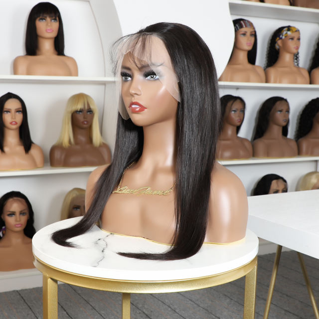 Bone Straight Human Hair Wigs  13x4  Lace Front Wigs Human Hair Wigs For Black Women Pre Plucked