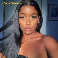 13x4 Full Lace Front Human Hair Wigs Straight Transparent Lace Frontal Wigs Pre Plucked 13x4 Pre-Cut Lace Front Wig