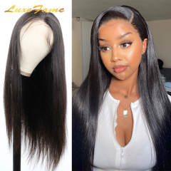 Brazilian 13x4 Lace Frontal Wig  Straight Lace Front Human Hair Wigs For Black Women Transparent Lace Frontal Human Hair