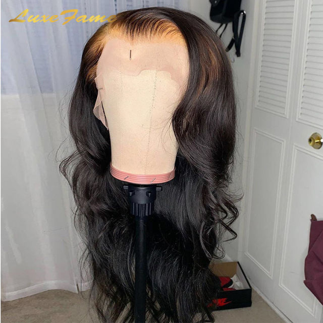 30 Inch Body Wave 13x4  Transparent Lace Frontal Wig Human Hair Wigs Brazilian Preplucked Wigs