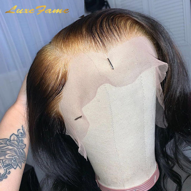 Luxefame Hair 13x4 Lace Frontal Human Hair Wig Body Wave Lace Frontal Wig For Women