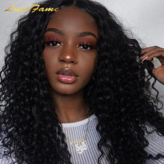 Curly Human Hair Wigs Loose Deep Wig Brazilian 13x4 Lace Front Wig For Women  Human Hair Wig Wet & Wavy Water Wave Lace Frontal Wigs
