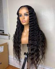 Luxefame Hair Pineapple Wave  Transparent Curly Lace Frontal Wigs 30 Inch 13X4 Front Human Hair Wig