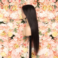 Luxefame  HD 13x4 Silky Bone Straight Lace Front Human Hair Wigs pre plucked black brazilian for wowan