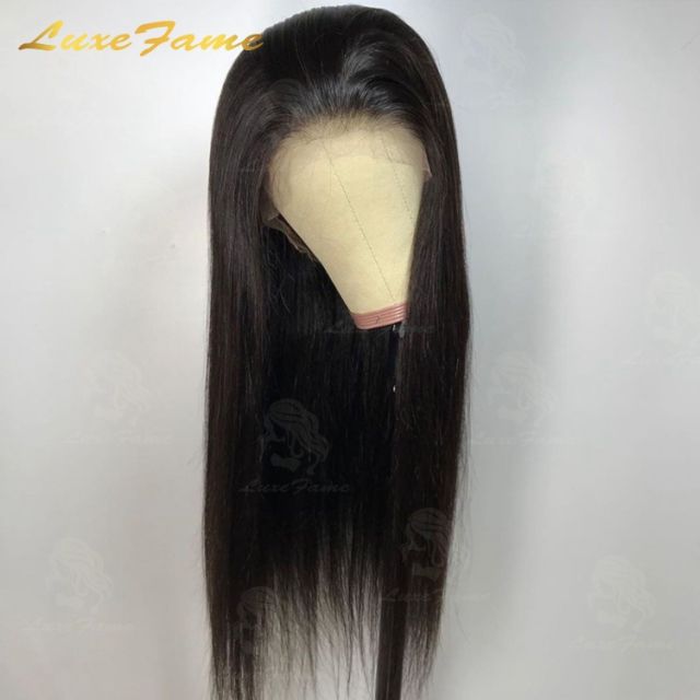 Luxefame 13x4 HD lace frontal human hair wigs Bone Straight Hair Lace Front Human Hair Wigs Brazilian Frontal Wigs For Women