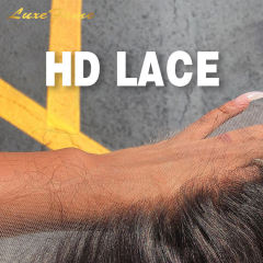 Luxefame 30 inch 13x4 HD lace frontal human hair wigs high density straight front wig 13x4 pre plucked black brazilian for wowan