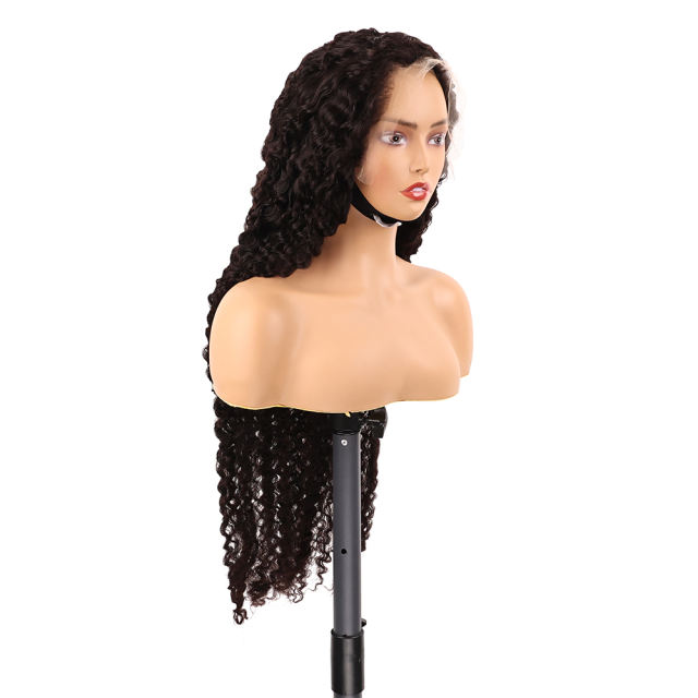 Luxefame Burmese Curly Natural Color Human Hair Wig HDLace Front Wig for Black Women