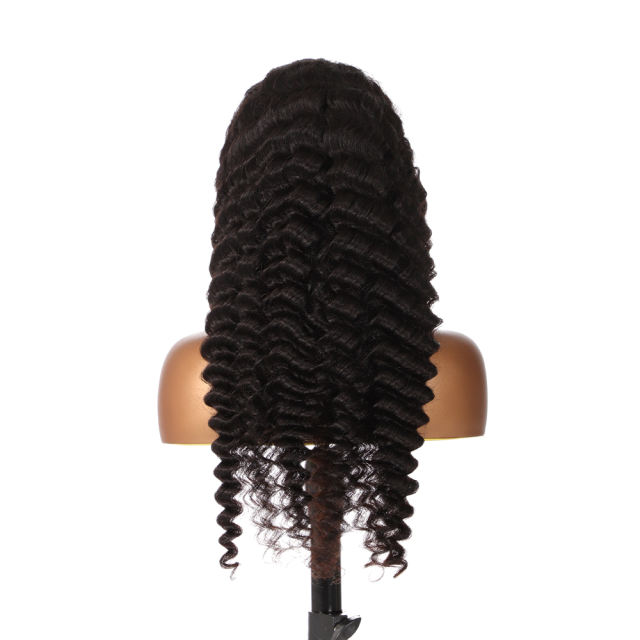 Luxefame 30 Inch Pineapple Wave HD Lace Front Human Hair Wigs Curly Lace Frontal Hair Wig For Black Women