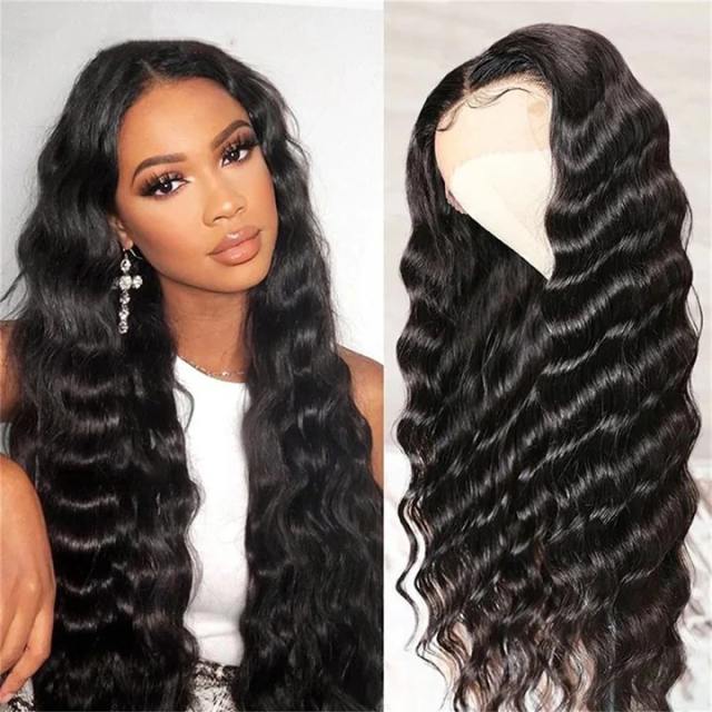 Luxefame 13x4 Hd Lace Frontal Wig Pineapple Wave Loose Curly Wigs For Black Women Human Hair Wig 30 Inch Lace Front Wig