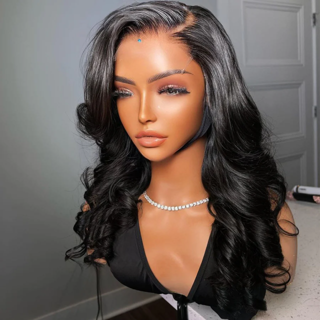 Luxefame 180 Density 5x5 Wig Body Wave Transparent Lace Closure Wigs Human Hair Wig For Women
