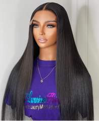 Luxefame Lace Closure Straight Pre Plucked 4x4 Full Closure Only Natural Black 100% Remy Human Hair