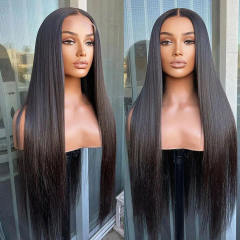 Luxefame Lace Closure Straight Pre Plucked 4x4 Full Closure Only Natural Black 100% Remy Human Hair