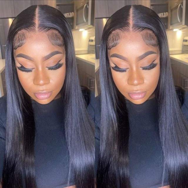 Luxefame 180 Density 5x5 Lace Closure Wig  Bone Straight Human Hair Wigs For Women