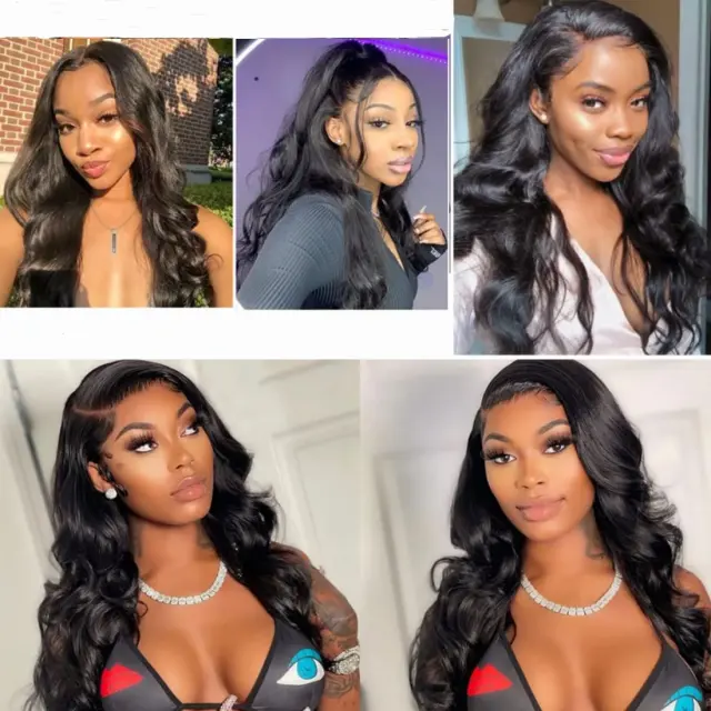 Luxefame Body Wave Clip In Human Hair Extensions Full Head Brazilian Virgin Hair