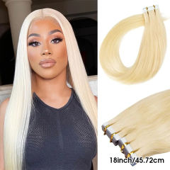 Luxefame 613 Blonde Tape In  Hair Extensions  PU Skin Weft Adhesives Tape-Ins Hair