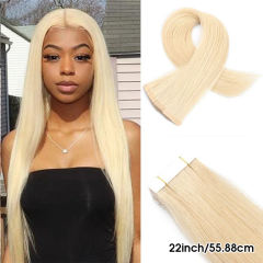 Luxefame 613 Blonde Tape In  Hair Extensions  PU Skin Weft Adhesives Tape-Ins Hair