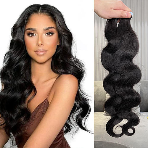 Luxefame Invisible Long Tape PU Weft Human Hair Bundles Real Natural Hair Body Wave Double Side PU Tape Human Hair Extensions