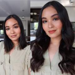 Luxefame Invisible PU Tape Hair Extensions 100% Human Hair Straight Natural Hair for Women Salon Use