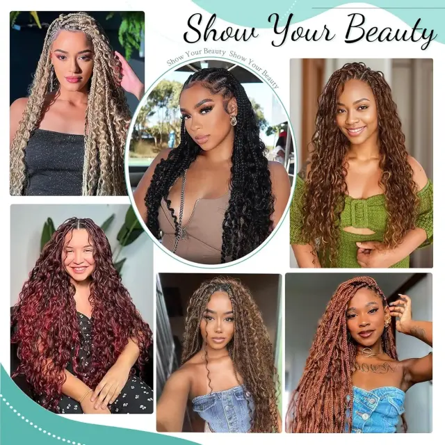 Luxefame Mink Hair Bulk Deep Wave Colored Bulk Braiding Hair Human hair Unprocessed No Weft Boho Braids Human Hair Bulk Extensions