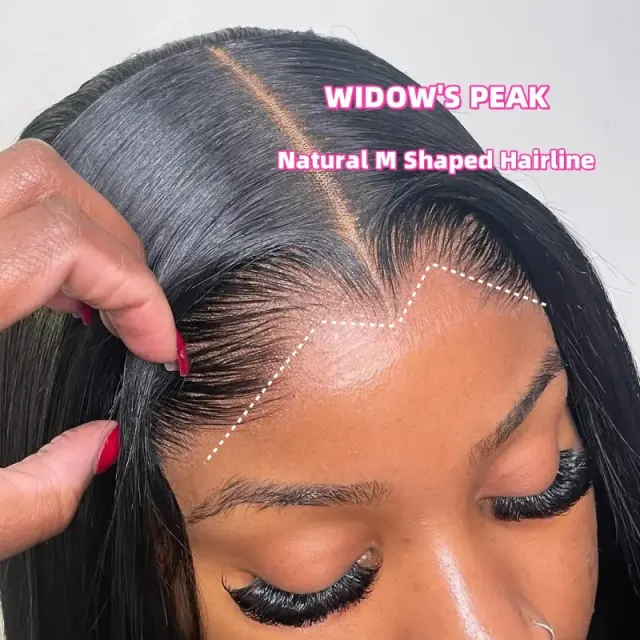 Luxefame  M Shaped Hairline Lace Frontal  13x4 HD M Hairline Frontal 100% Human Hair For Women