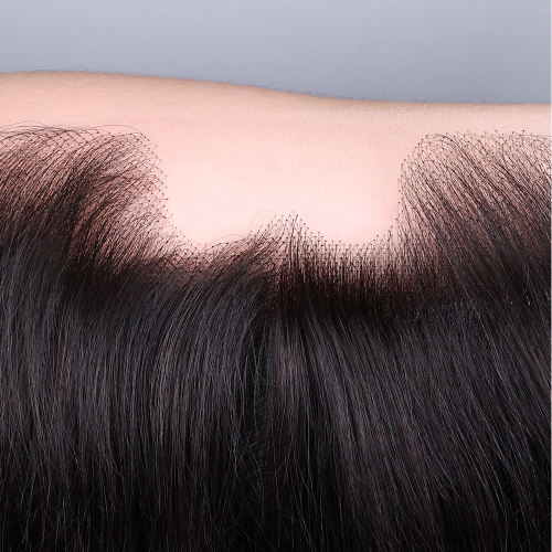 Luxefame 360 Lagos Hairline  13x4 HD Lace Front Human Hair  1B Straight M Shaped Hairline Lace Frontal