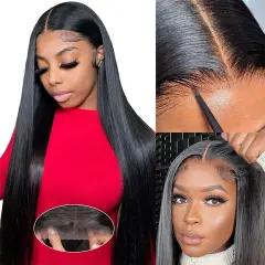 Luxefame 13x6 Hd Lace Wig Glueless Wigs  Brazilian human hair wig Bone Straight Lace Front Wig Ready To Wear for Women