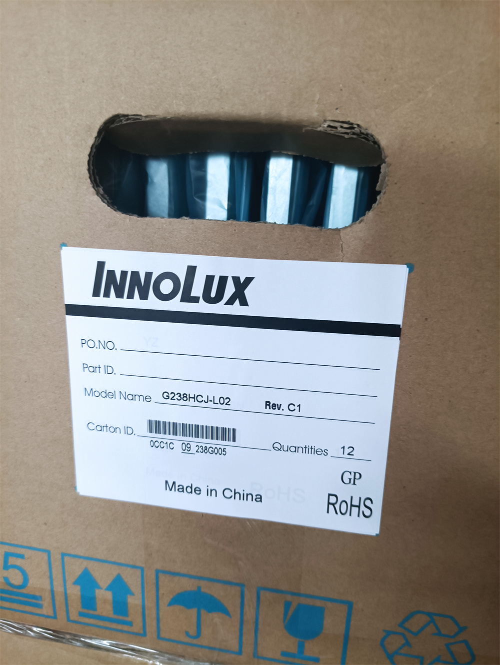 G238HCJ-L02 INNOLUX 23.8 inch industrial LCD display module