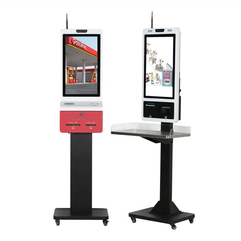 15.6" 21.5" 24" 32" 43" Floor stand POS capacitive self touch kiosk