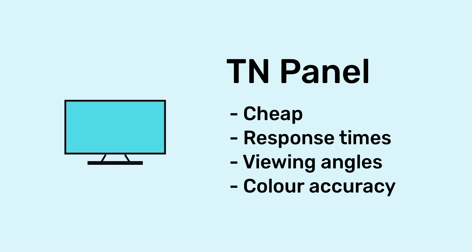 Advantages and Disadvantages of TN Displays