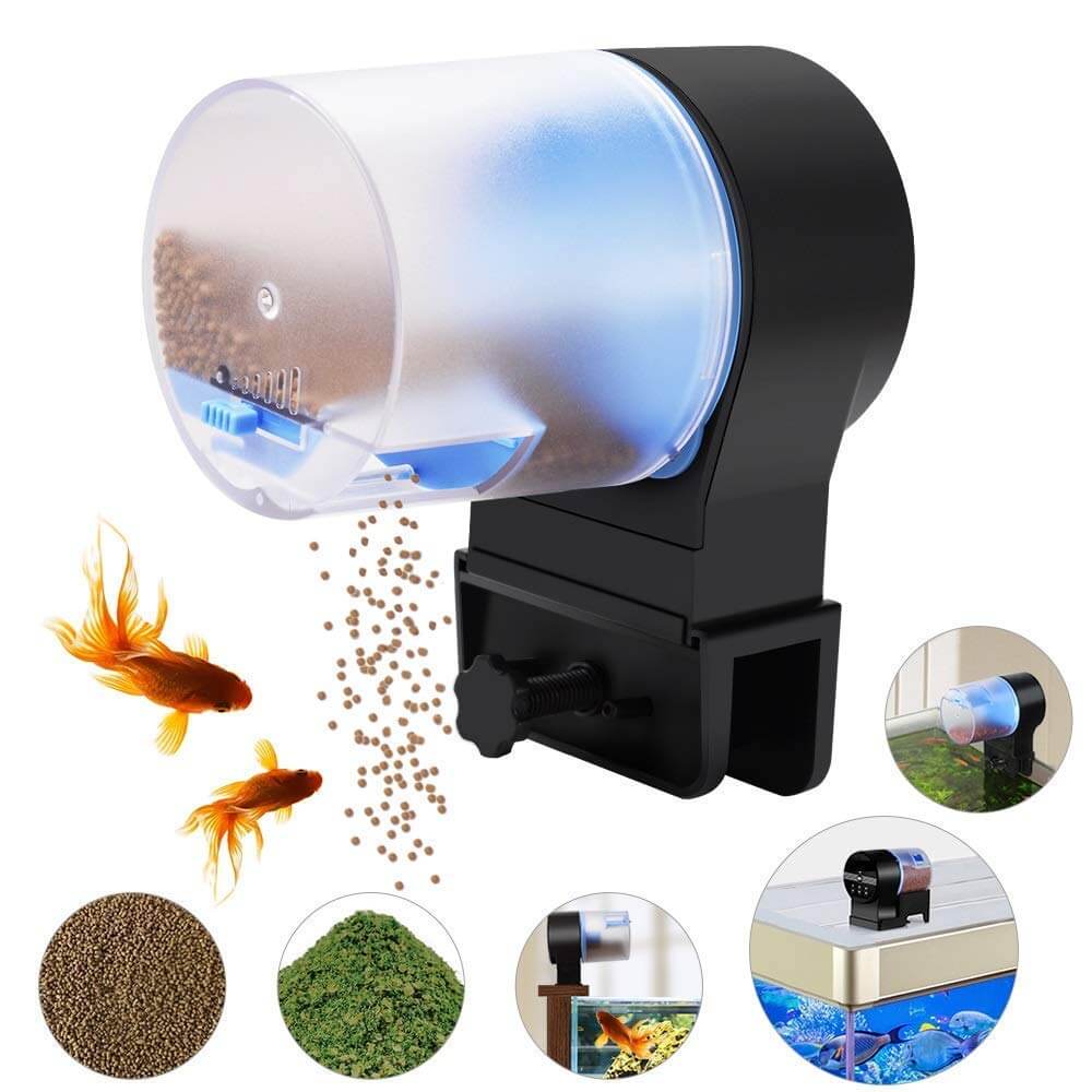 Automatic Fish Food Dispenser Aquarium Auto Feeder