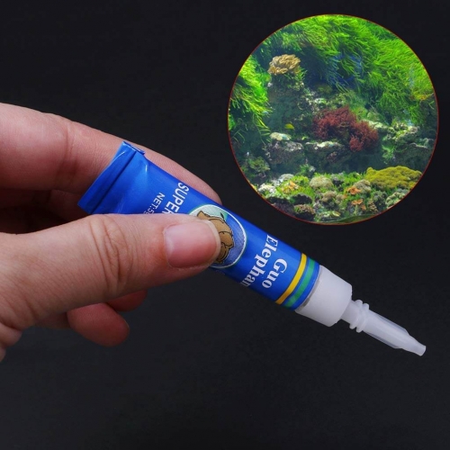 Aquarium Underwater Safe Glue for Silicone Grass Rocks 2pcs