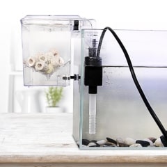 Coffret d'élevage à isolement suspendu pour aquarium avec pompe à eau