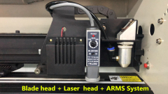 MOMO 1380mm Dual head 60W CO2 laser cutting plotter machine