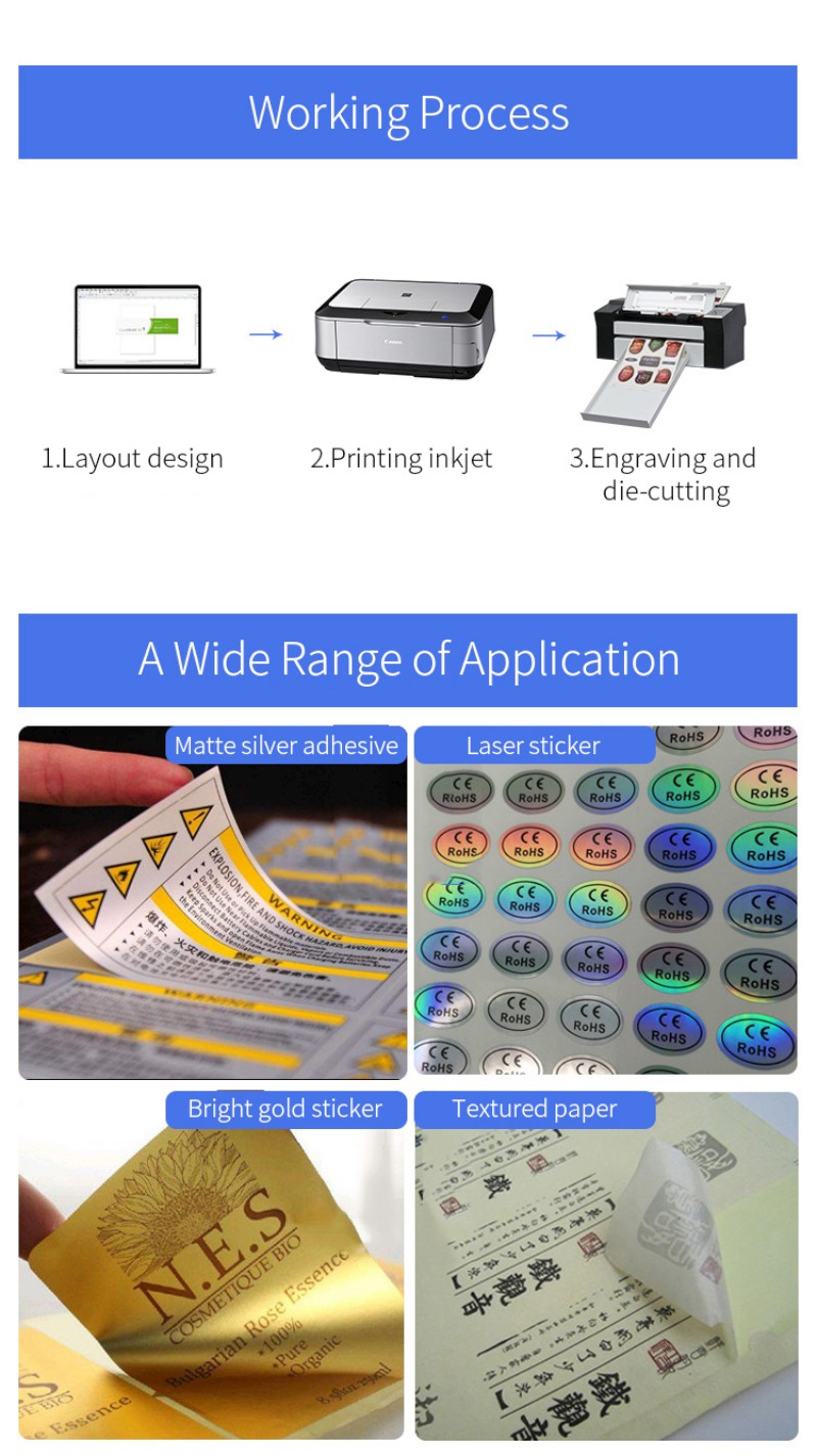 Saga A3+ A3 A4 Sheet Digital Sticker Cutter/Adhesive Sticker Sheet