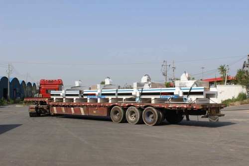 A large number of shipment four sets of stone engraving machines making delivery