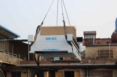 4 meters long new material cutting machine unloading