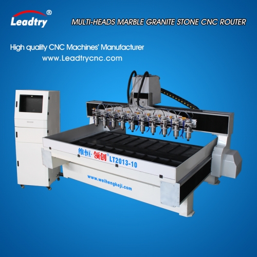 Leadtry Heavy Duty Stone CNC Router With Ten Heads LT2012-10