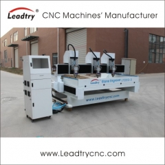 Leadtry Stone CNC Router With Double Heads LT1825-2