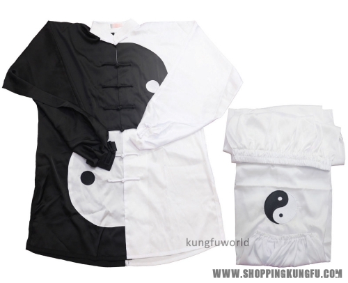 Yin Yang Design Embroidery Tai chi Uniform Martial arts Wing Chun Kung fu Suit